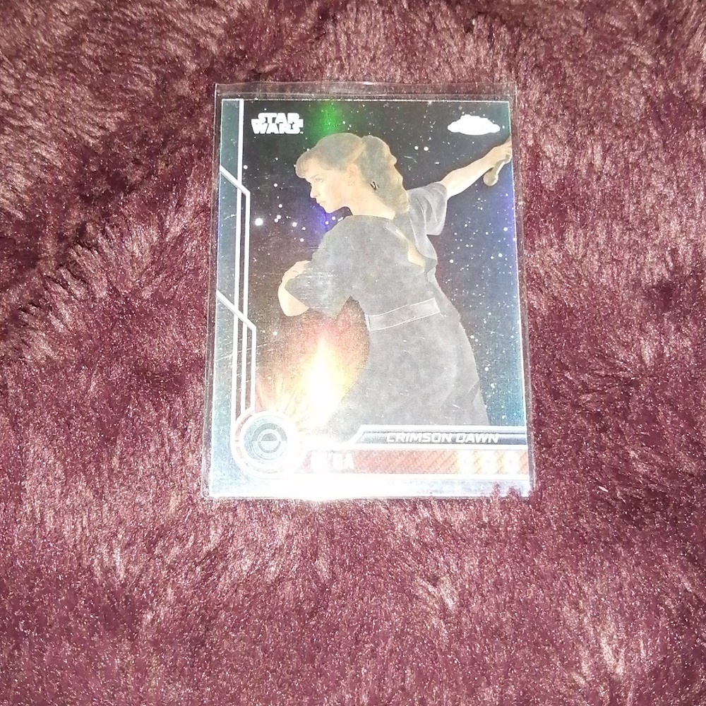 2023 Topps Chrome Star Wars Qi'ra Crimson Dawn Card